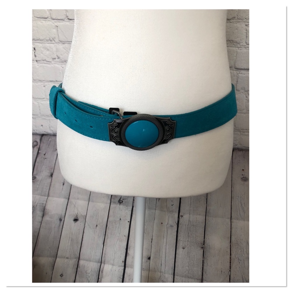 Blue Suede Belt